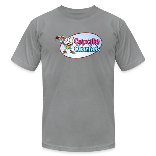 Cupcake Charlie's Logo - Unisex Jersey T-Shirt by Bella + Canvas