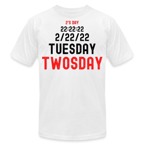 Twosday Tuesday February 22nd 2022 commemorative - Unisex Jersey T-Shirt by Bella + Canvas