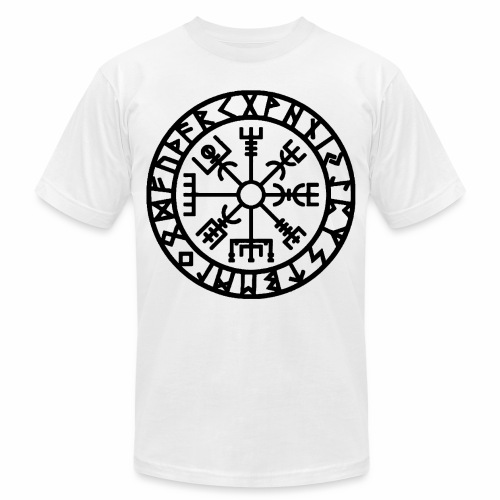Viking Rune Vegvisir The Runic Compass - Unisex Jersey T-Shirt by Bella + Canvas