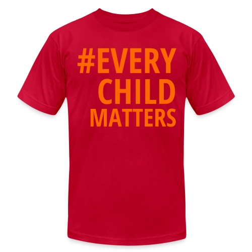 #EveryChildMatters - Every Child Matters (orange) - Unisex Jersey T-Shirt by Bella + Canvas