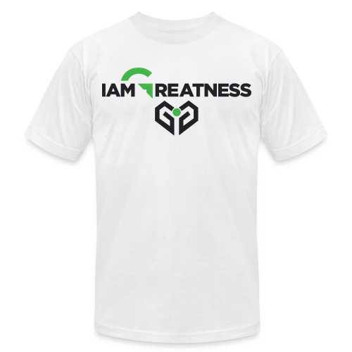 iAmGreatness logo - Unisex Jersey T-Shirt by Bella + Canvas