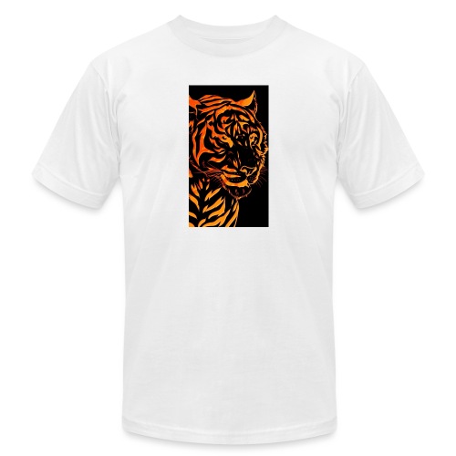 Fire tiger - Unisex Jersey T-Shirt by Bella + Canvas