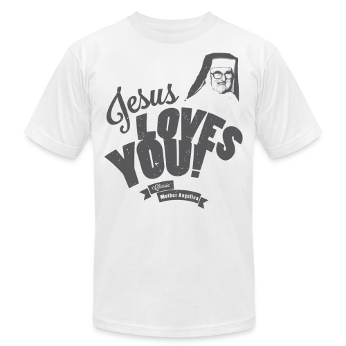 Classic Mother Angelica Dark - Unisex Jersey T-Shirt by Bella + Canvas