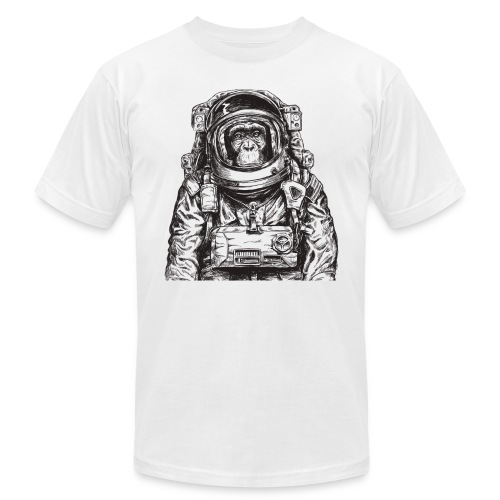 Monkey Astronaut - Unisex Jersey T-Shirt by Bella + Canvas