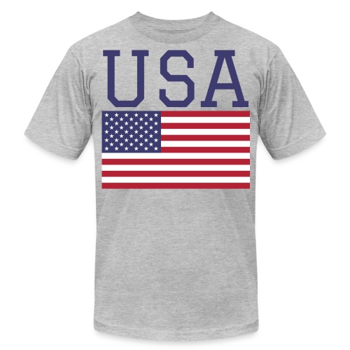 USA American Flag - Fourth of July Everyday - Unisex Jersey T-Shirt by Bella + Canvas