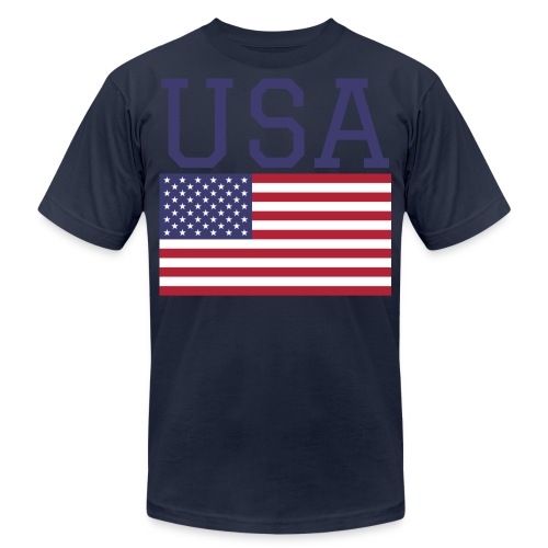 USA American Flag - Fourth of July Everyday - Unisex Jersey T-Shirt by Bella + Canvas