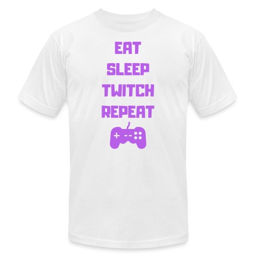 Eat Sleep Twitch Repeat - Unisex Jersey T-Shirt by Bella + Canvas