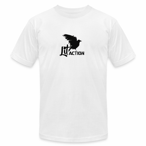 lit action Crow - Unisex Jersey T-Shirt by Bella + Canvas