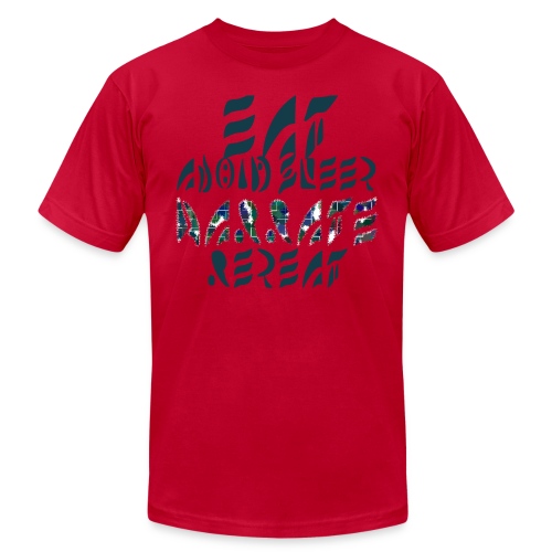 Eat Sleep Narrate Repeat - Unisex Jersey T-Shirt by Bella + Canvas