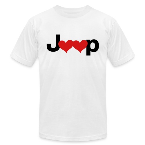 Jeep Love - Unisex Jersey T-Shirt by Bella + Canvas