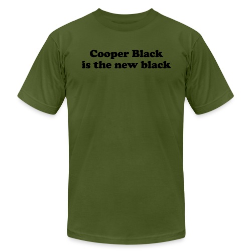 Cooper Black is the new black - Unisex Jersey T-Shirt by Bella + Canvas