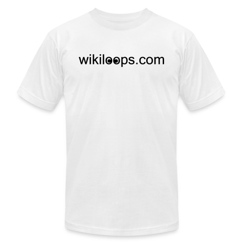 wikiloops logo long AI - Unisex Jersey T-Shirt by Bella + Canvas