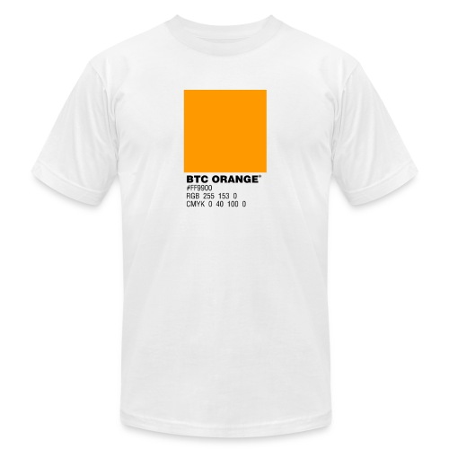 BTC Orange (Bitcoin Tshirt) - Unisex Jersey T-Shirt by Bella + Canvas
