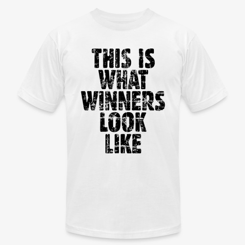 This is what winners look like (Vintage Black) - Unisex Jersey T-Shirt by Bella + Canvas