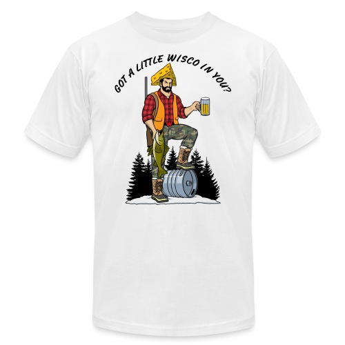Sconsinwear Captain Northwoods Phone & Tablet - Unisex Jersey T-Shirt by Bella + Canvas