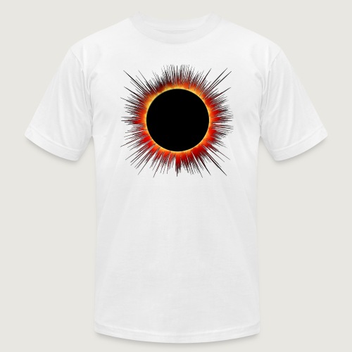Solar Eclipse Flare Burst Cartoon - Unisex Jersey T-Shirt by Bella + Canvas