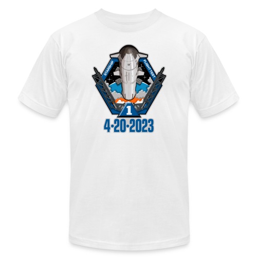 Starship Flight Test 4-20-2023 - Unisex Jersey T-Shirt by Bella + Canvas