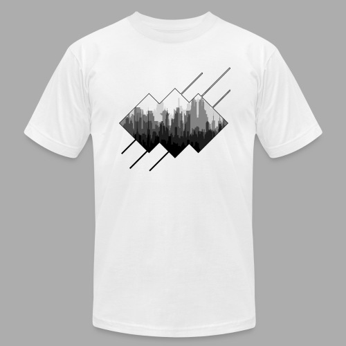 BLACK AND WHITE CITY - Unisex Jersey T-Shirt by Bella + Canvas