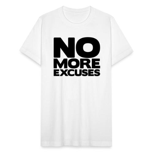 No More Excuses - Unisex Jersey T-Shirt by Bella + Canvas