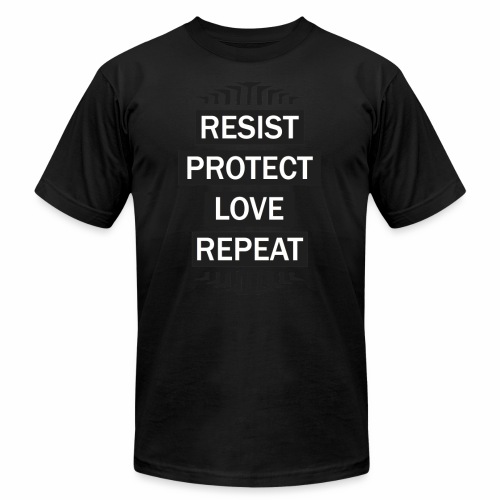 resist repeat - Unisex Jersey T-Shirt by Bella + Canvas