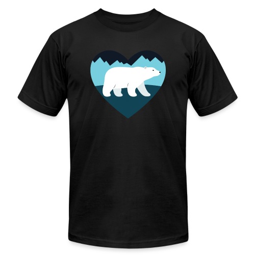 Polar Bear Love - Unisex Jersey T-Shirt by Bella + Canvas