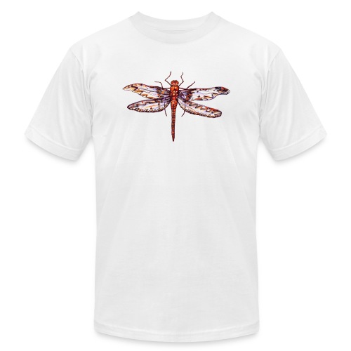 Dragonfly red - Unisex Jersey T-Shirt by Bella + Canvas