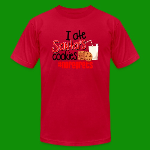 #NoRegrets Santa's Cookies - Unisex Jersey T-Shirt by Bella + Canvas