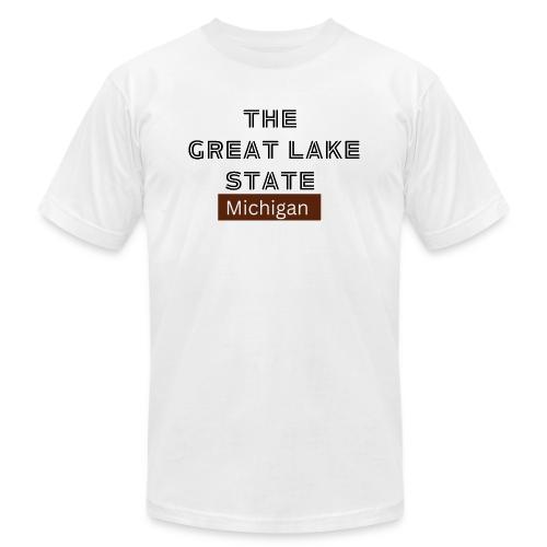The Great Lake State. Michigan - Unisex Jersey T-Shirt by Bella + Canvas
