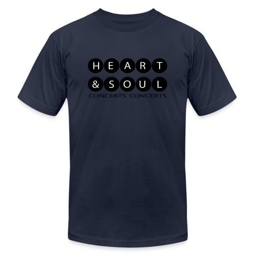 Heart & Soul Concerts Black Bubble Horizon - Unisex Jersey T-Shirt by Bella + Canvas