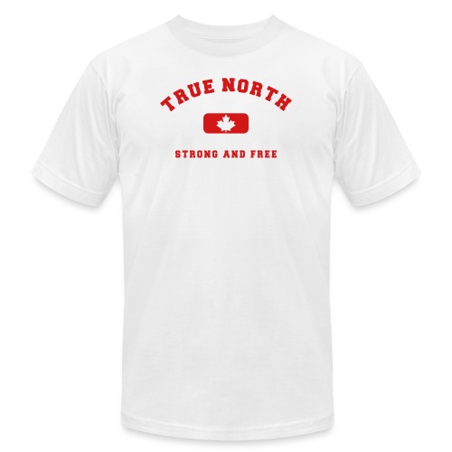 True North Strong and Free - Unisex Jersey T-Shirt by Bella + Canvas