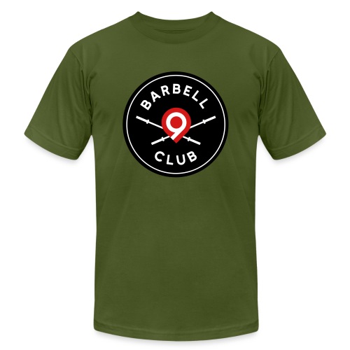 CrossFit9 Barbell Club II - Unisex Jersey T-Shirt by Bella + Canvas