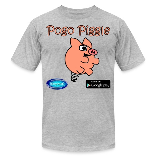 Pogo Piggle - Unisex Jersey T-Shirt by Bella + Canvas