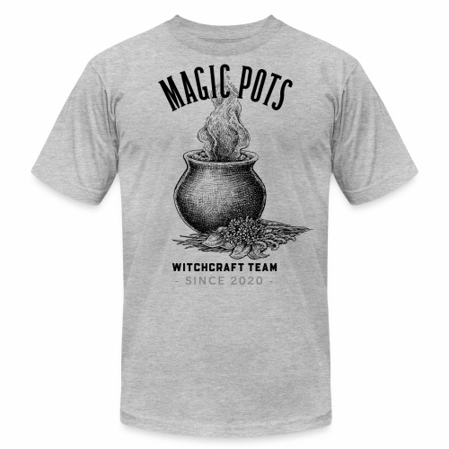 Magic Pots Witchcraft Team Since 2020 - Unisex Jersey T-Shirt by Bella + Canvas