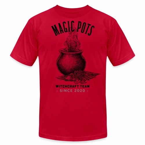 Magic Pots Witchcraft Team Since 2020 - Unisex Jersey T-Shirt by Bella + Canvas