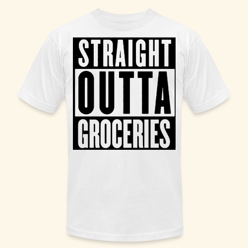 STRAIGHT OUTTA GROCERIES - Unisex Jersey T-Shirt by Bella + Canvas