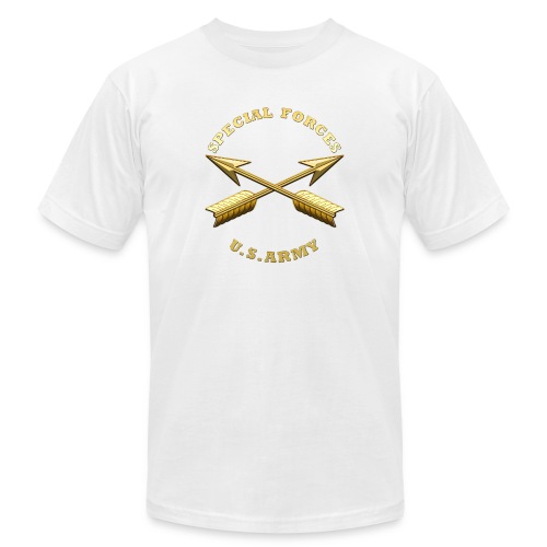 Army SF Branch Insignia - Unisex Jersey T-Shirt by Bella + Canvas
