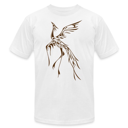 Crane / Phoenix Tribal Tattoo - Unisex Jersey T-Shirt by Bella + Canvas