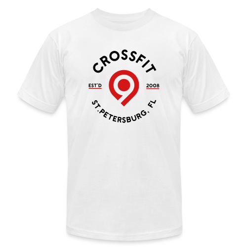 CrossFit9 Established 2008 (Black) - Unisex Jersey T-Shirt by Bella + Canvas