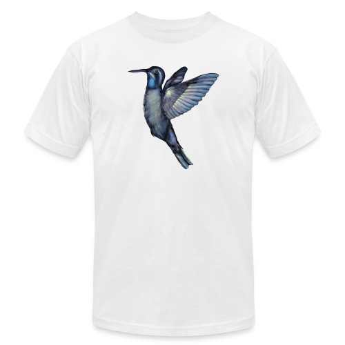 Hummingbird in flight - Unisex Jersey T-Shirt by Bella + Canvas
