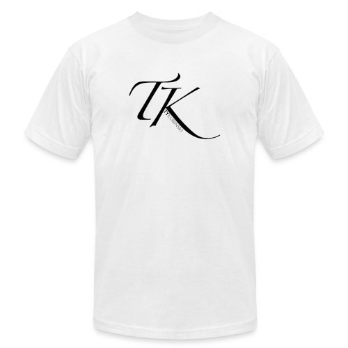 Black TK Logo - Unisex Jersey T-Shirt by Bella + Canvas