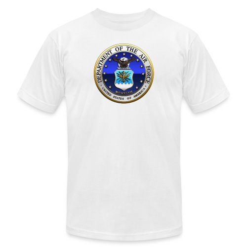 US Air Force (USAF) Seal - Unisex Jersey T-Shirt by Bella + Canvas