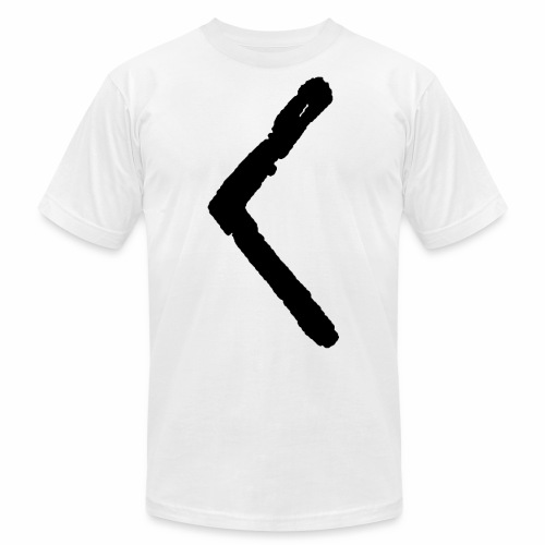 Elder Futhark Rune Kenaz - Letter C & K - Unisex Jersey T-Shirt by Bella + Canvas