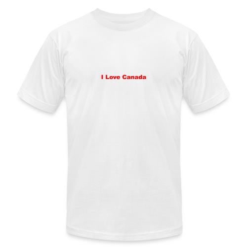 I Love Canada - Unisex Jersey T-Shirt by Bella + Canvas