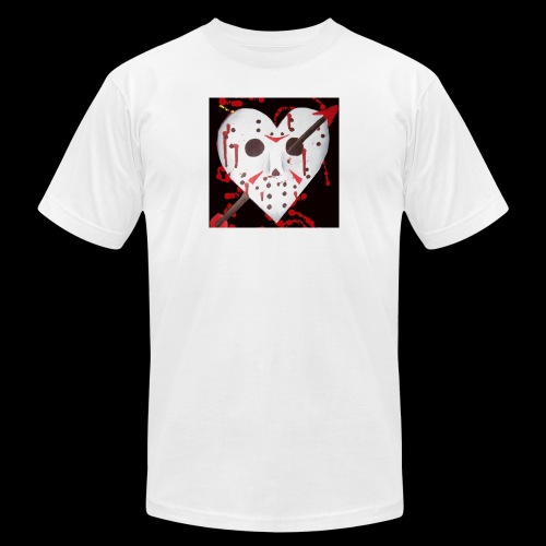 Jason Voorhees Heart - Unisex Jersey T-Shirt by Bella + Canvas