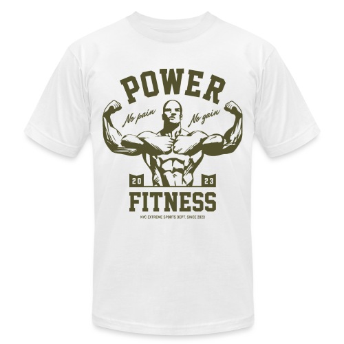 fitness bodybuilding gym - Unisex Jersey T-Shirt by Bella + Canvas
