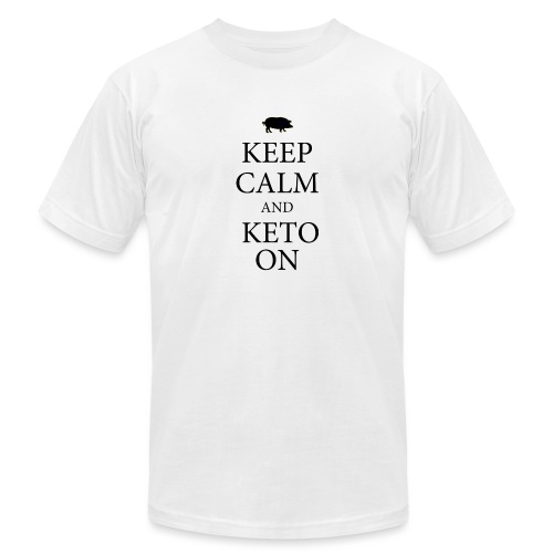 Keto keep calm2 - Unisex Jersey T-Shirt by Bella + Canvas