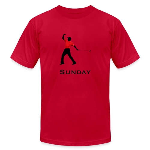 Sunday Red - Unisex Jersey T-Shirt by Bella + Canvas
