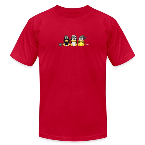 Linus v Bill - Unisex Jersey T-Shirt by Bella + Canvas