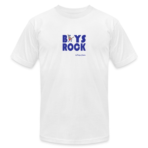 BOYS ROCK BLUE - Unisex Jersey T-Shirt by Bella + Canvas