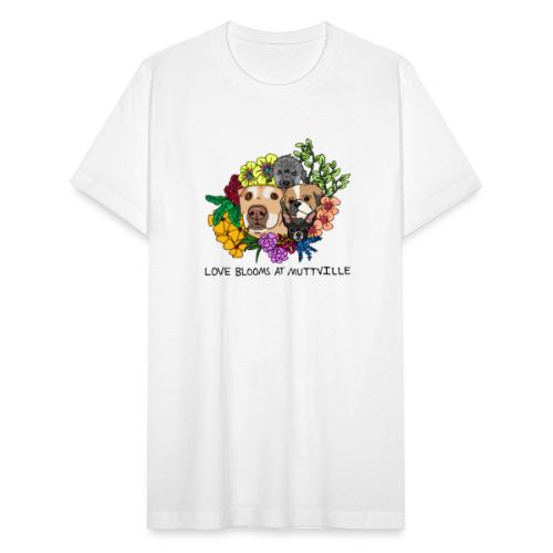 Love Blooms at Muttville - Unisex Jersey T-Shirt by Bella + Canvas